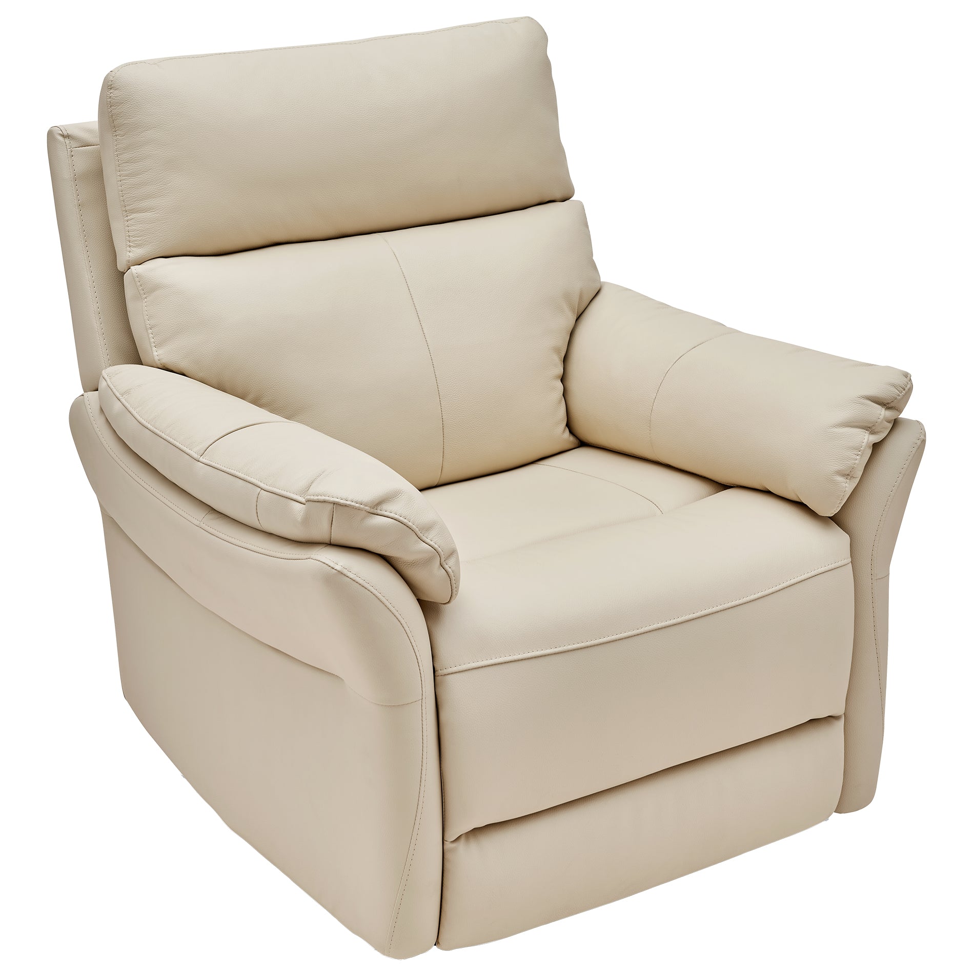 Airsky Genuine Leather Reclining Oversized Swivel Rocker Glider Recliner Chairs For Large-sized Adults