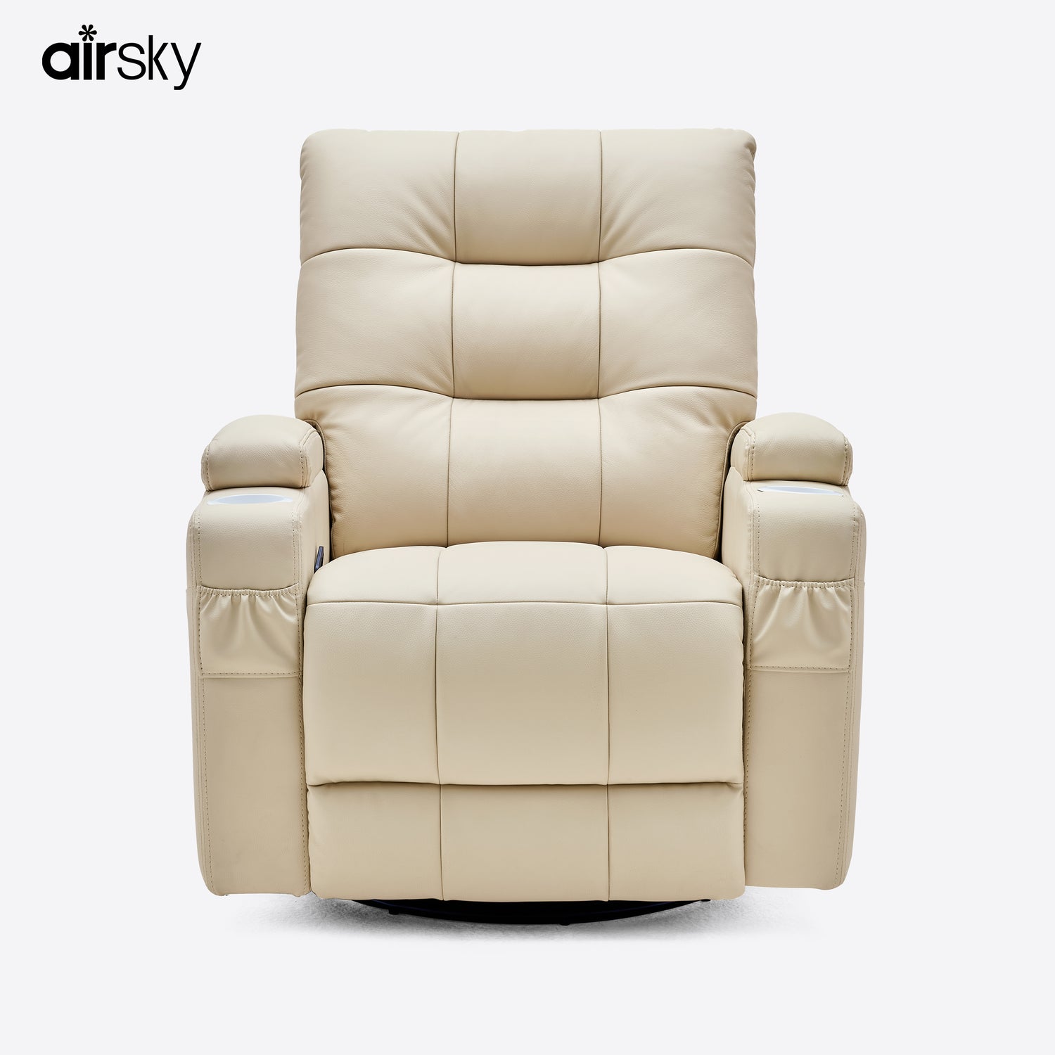 the Front Of Swivel Rocking Recliner Nursing Breastfeeding Chair For Mom