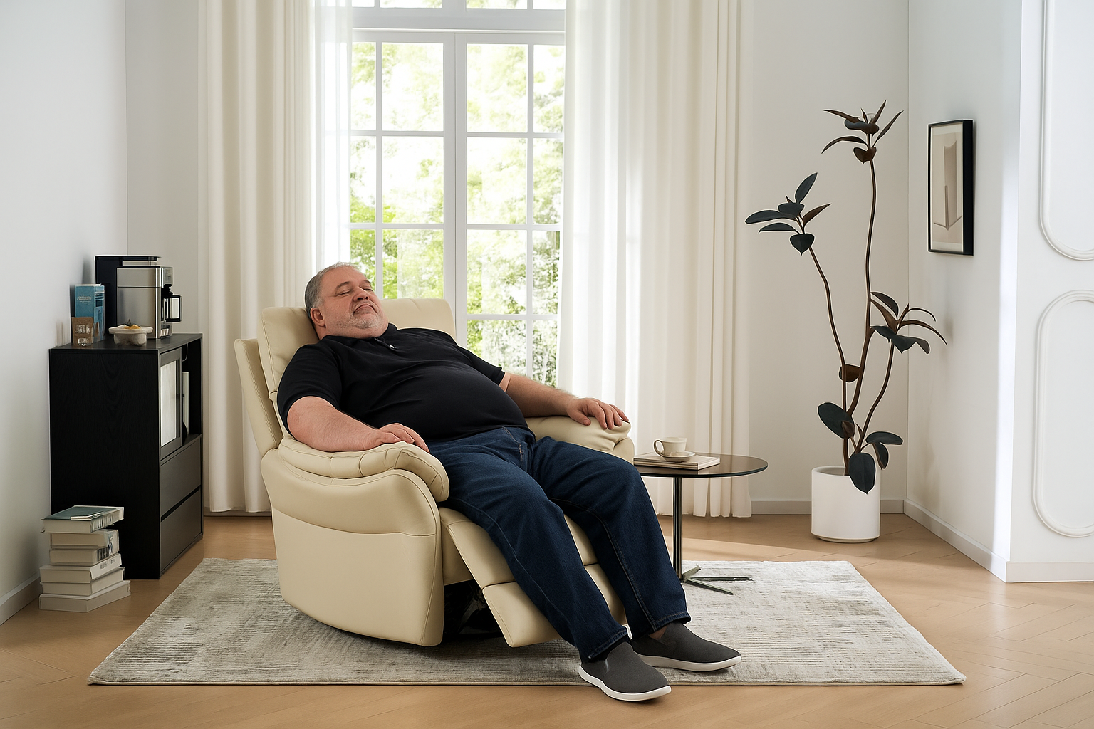 Wide-Seat Ergonomics Recliner Chairs Suitable for Large-Sized Users