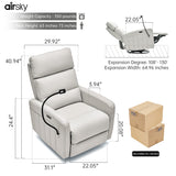 Size view of Airsky Power Recliner chair