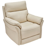 Airsky Genuine Leather Reclining Oversized Swivel Rocker Glider Recliner Chairs For Large-sized Adults R1 Pro
