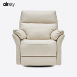 Airsky Recliner Chair Top-Grain Leather Genuine Leather Ergonomic Armchair Sofa for Adults R1
