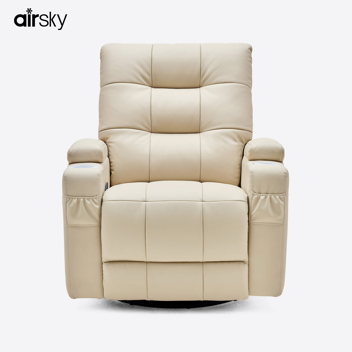 the Front Of Swivel Rocking Recliner Nursing Breastfeeding Chair For Mom