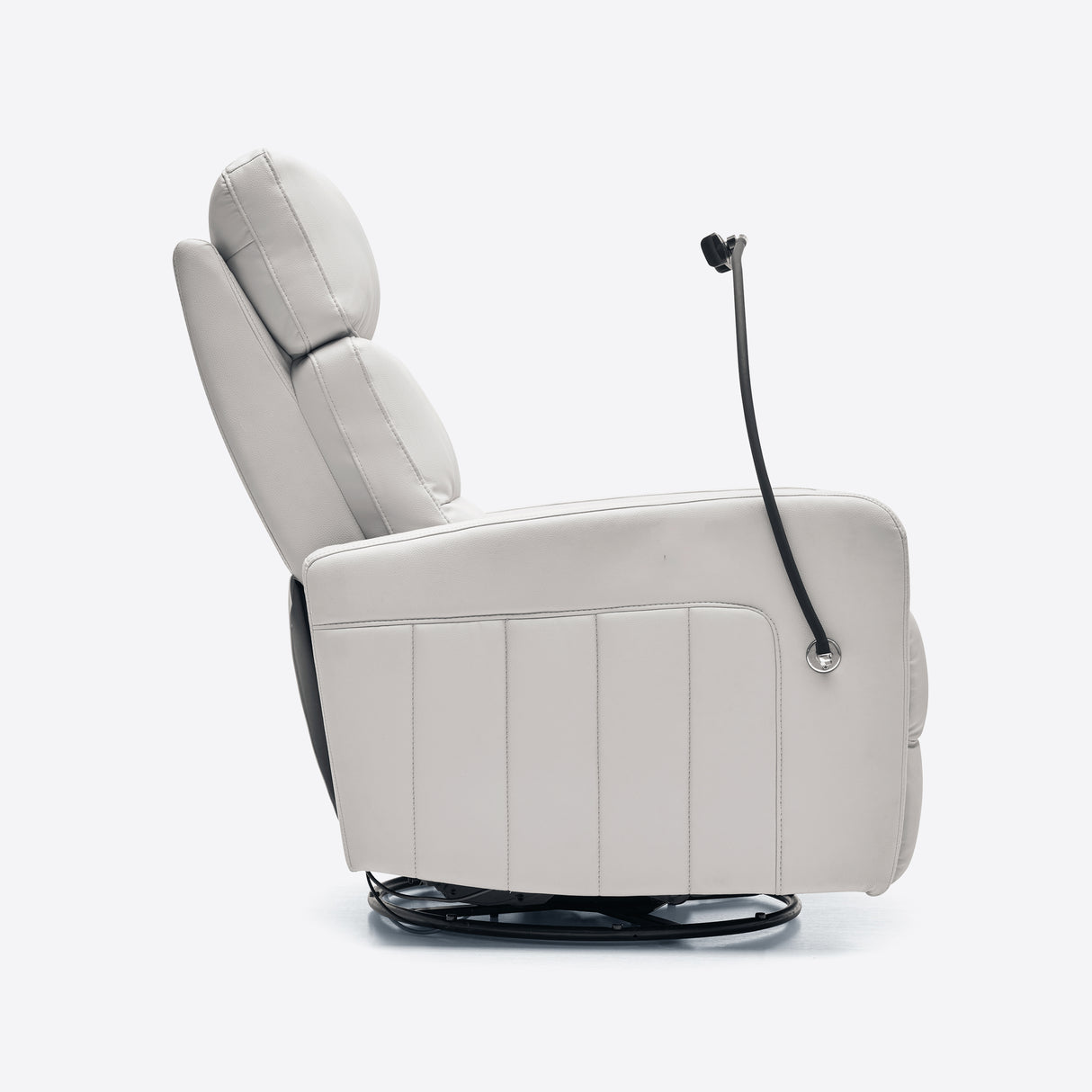 Airsky Recliner chair partially reclined, showing adjustable backrest and footrest for relaxation