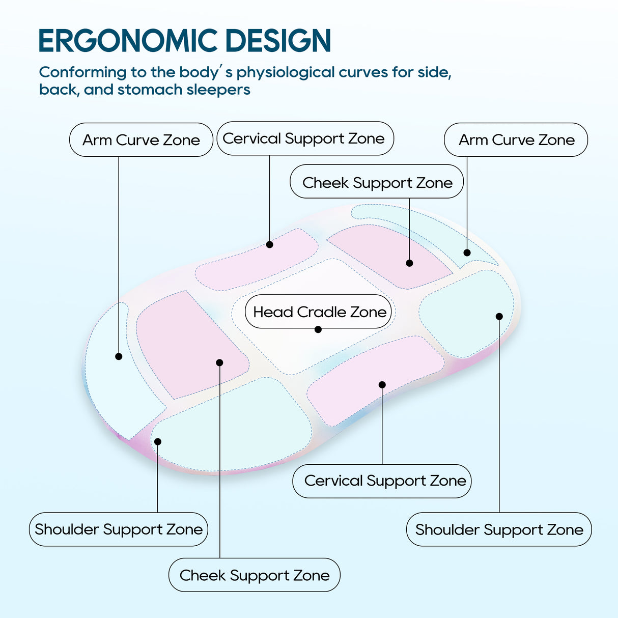 Airsky Ergonomic Support Pillow