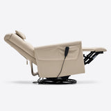 Reclining from 113°–137°