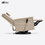 Reclining from 113°–137°