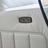Close-up of Airsky Recliner power control buttons, easy reclining adjustment with USB charging port