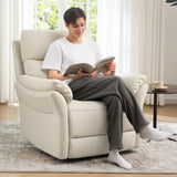 110° top-grain ergonomic recliner