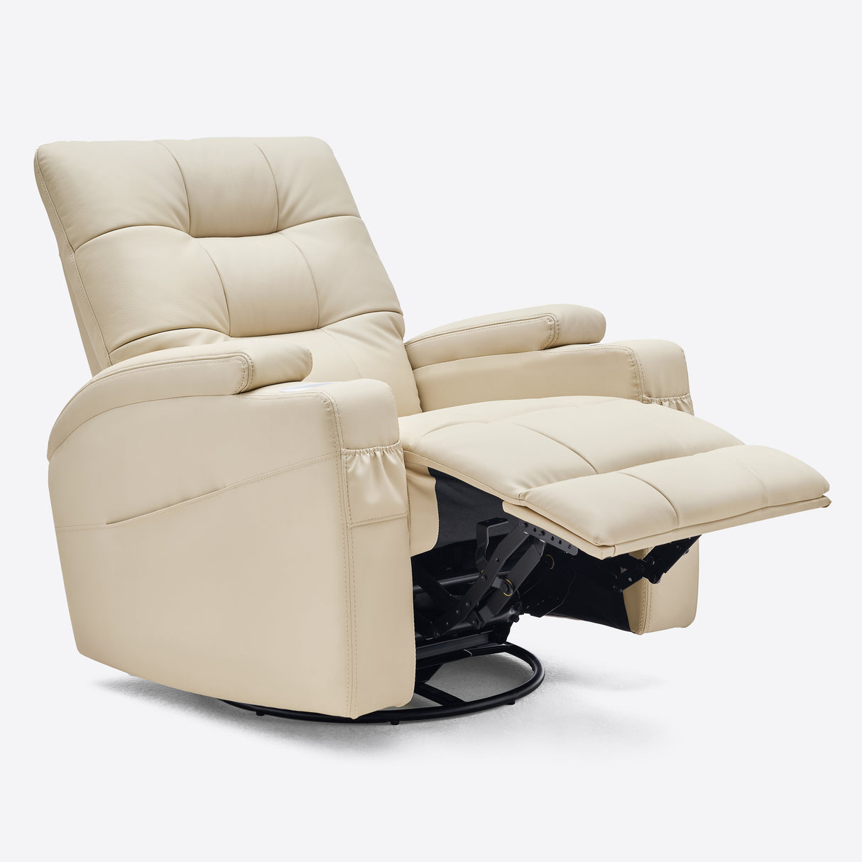 Manual Swivel Rocking Recliner Nursing Breastfeeding Chair For Mom